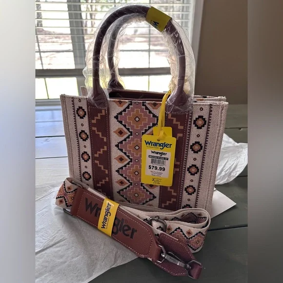 Wrangler Southwestern Tote Handbag - Picture 7 of 15